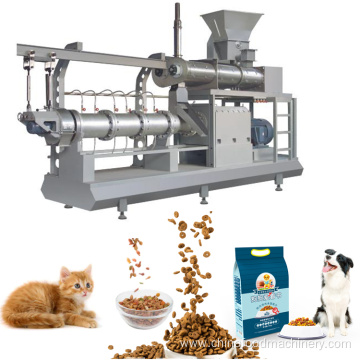 Twin Screw Extrusion Dog Cat Food Machine